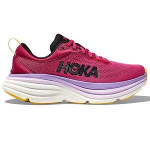 Hoka Bondi 8 - Cherries Jubilee - Pink Yarrow